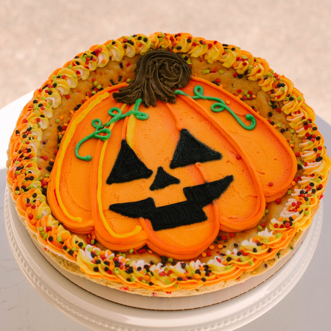 Jack O Lantern 12" Cookie Cake