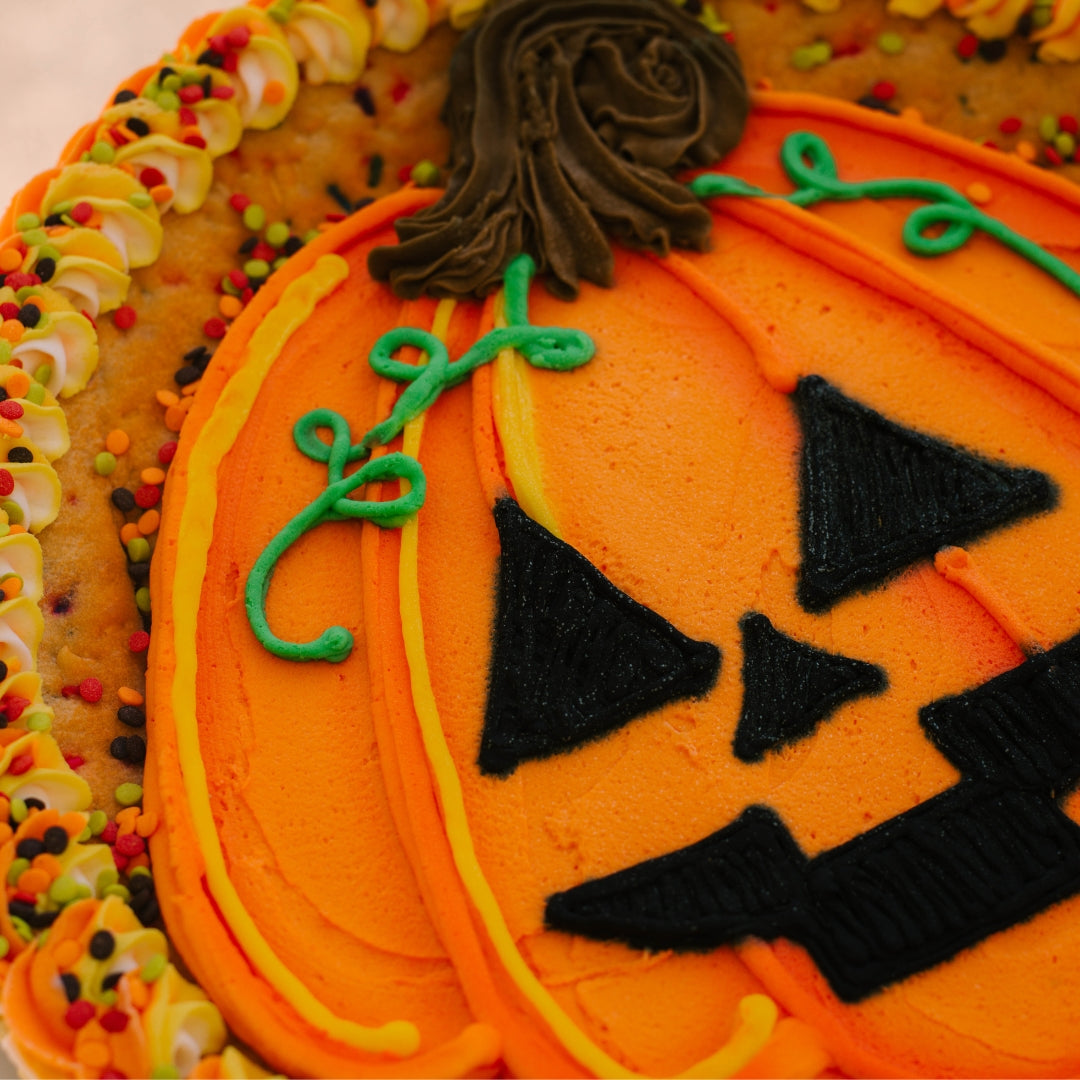Jack O Lantern 12" Cookie Cake