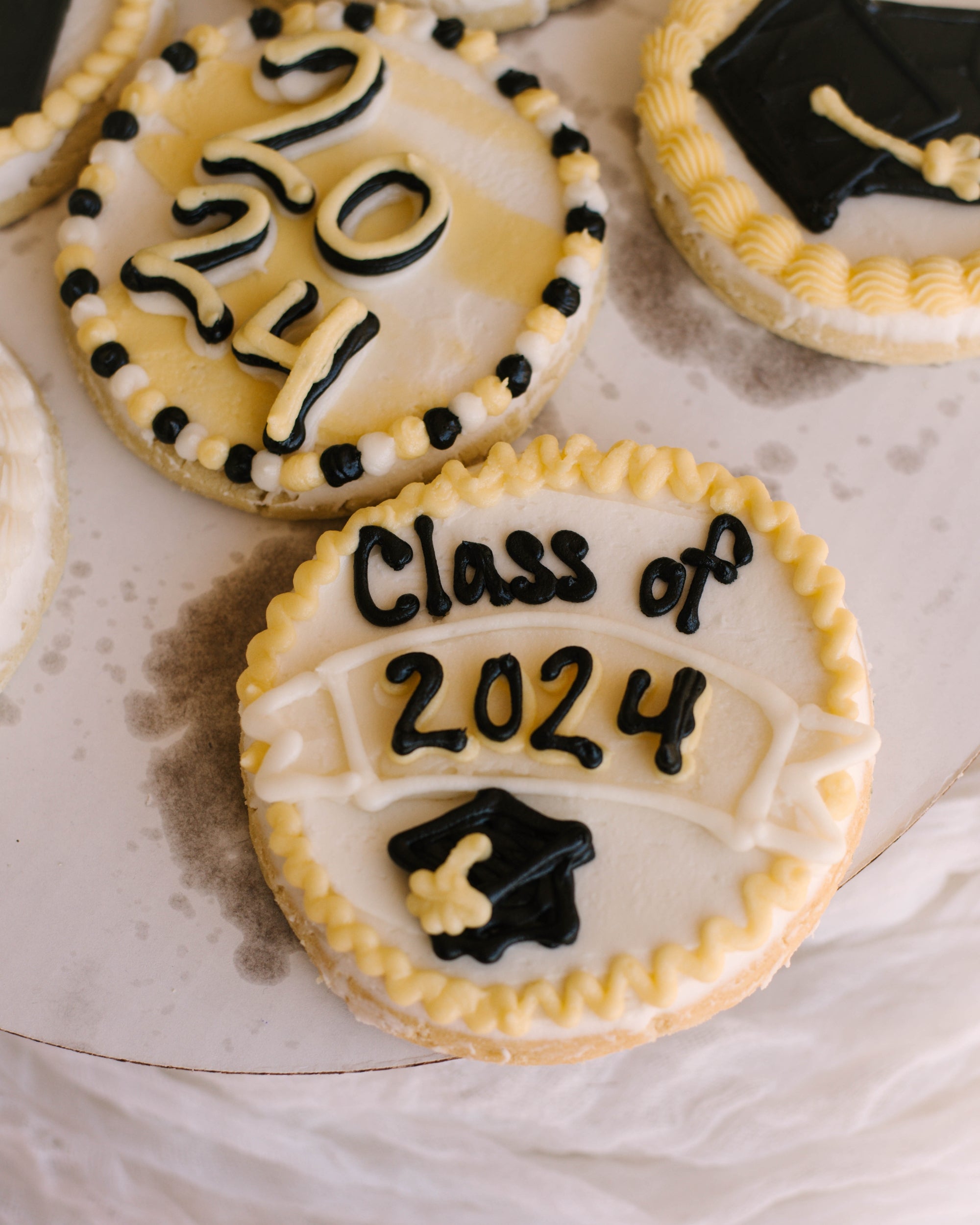 Graduation Decorated 4" Cookies (One Dozen)