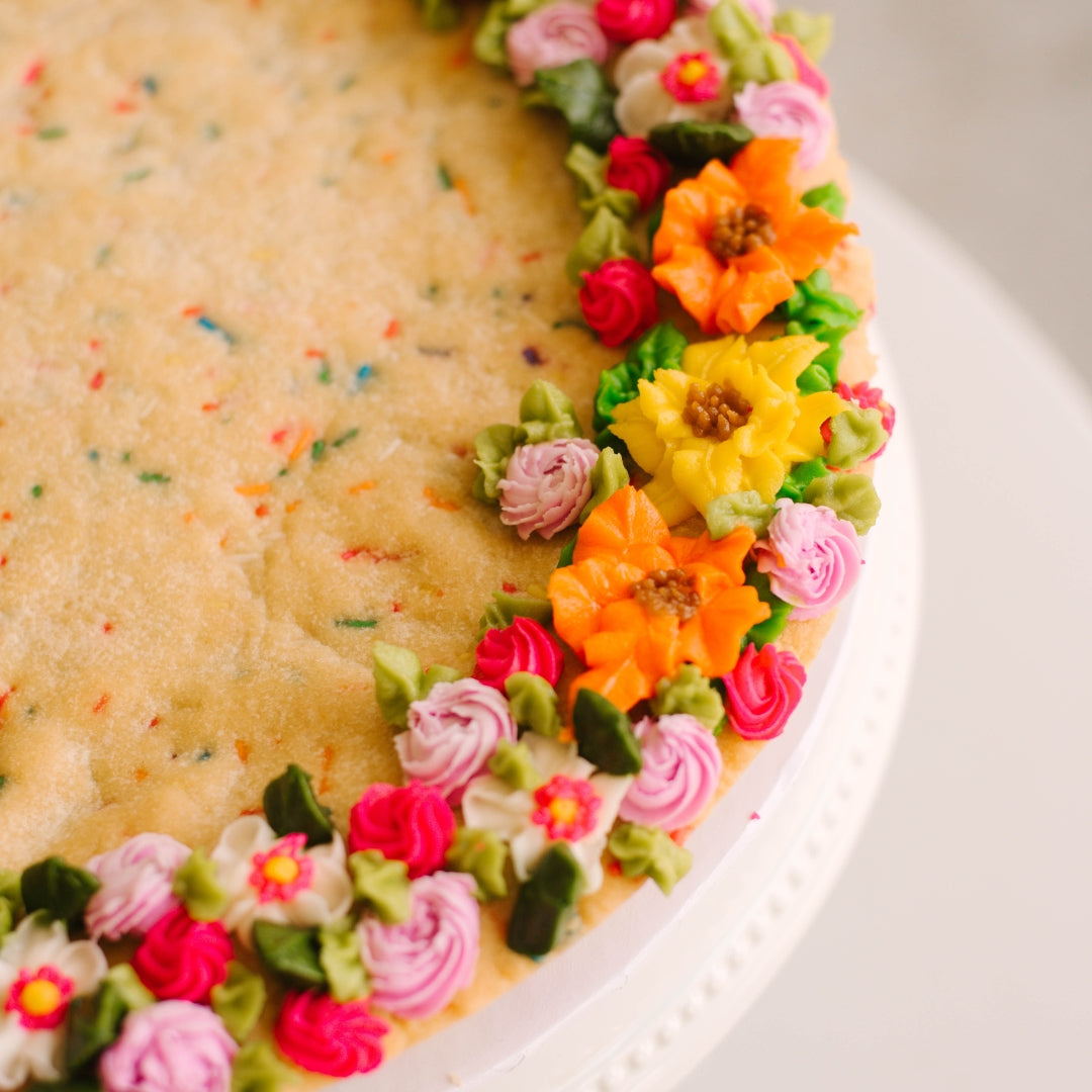 Floral 12" Cookie Cake