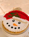 Snowman Merry Christmas 12" Cookie Cake