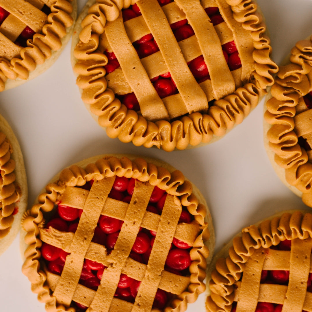Pie Decorated 4" Cookies