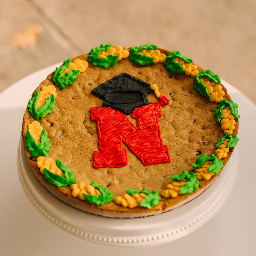 Husker Grad Cookie Cake