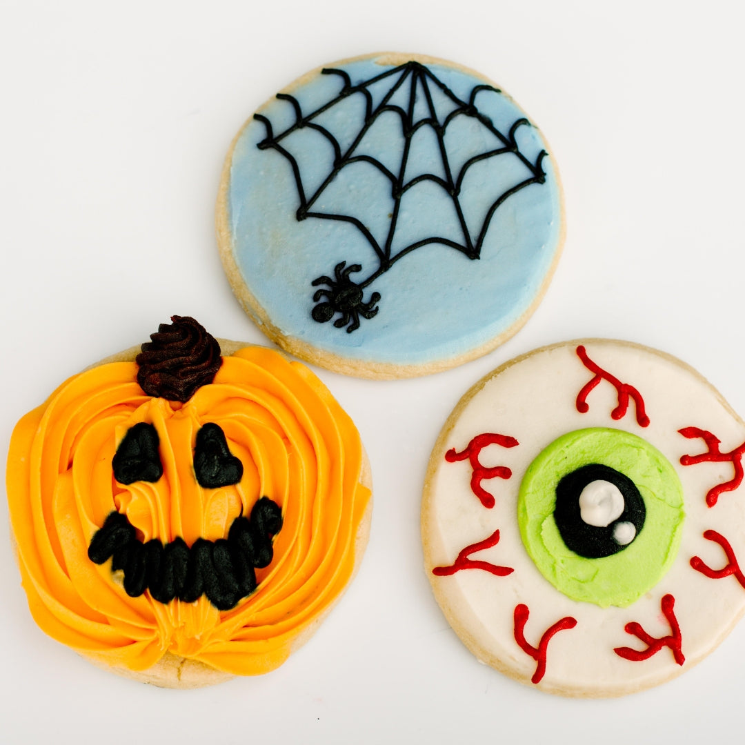 Halloween Decorated 4" Cookies (4 Pack)