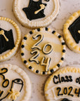 Graduation Decorated 4" Cookies (One Dozen)
