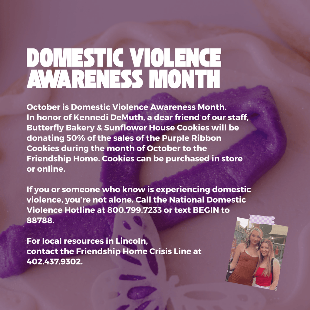 Domestic Violence Awareness Month Cookie