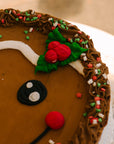 Gingerbread Person Merry Christmas 12" Cookie Cake