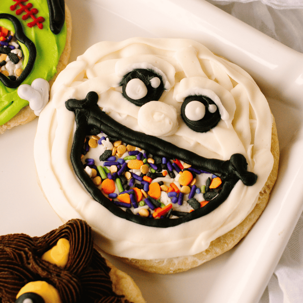 Sprinkle Monsters Decorated 4" Cookies (4 Pack)