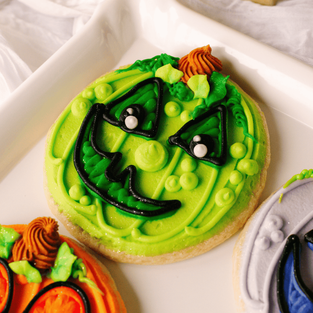 Jack-O-Lanterns Decorated 4" Cookies (4 Pack)