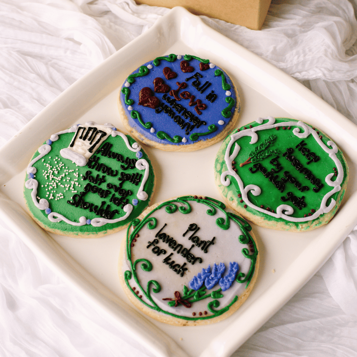 Practically Magic Decorated 4" Cookies (4 Pack)