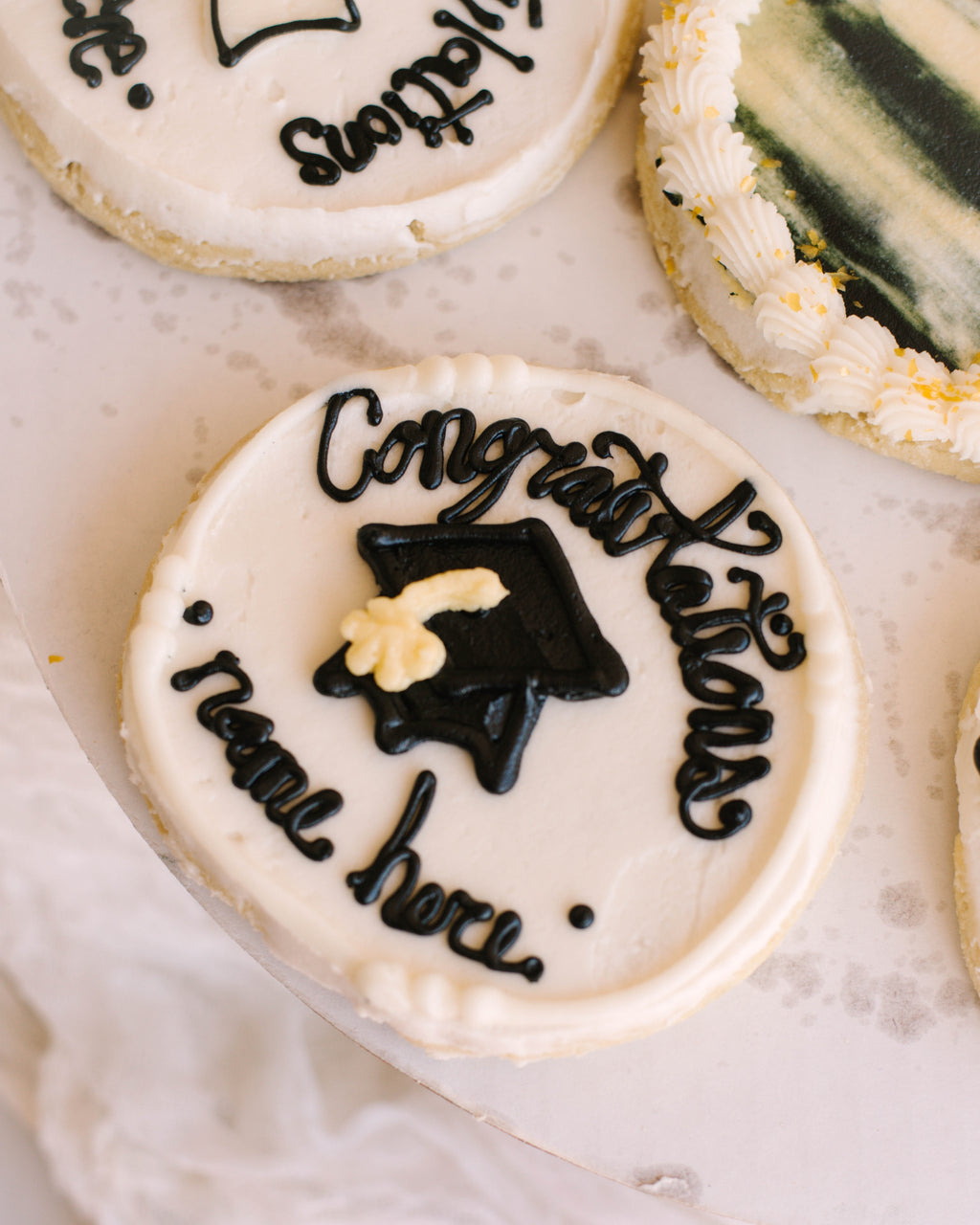 Graduation Decorated 4" Cookies (One Dozen)