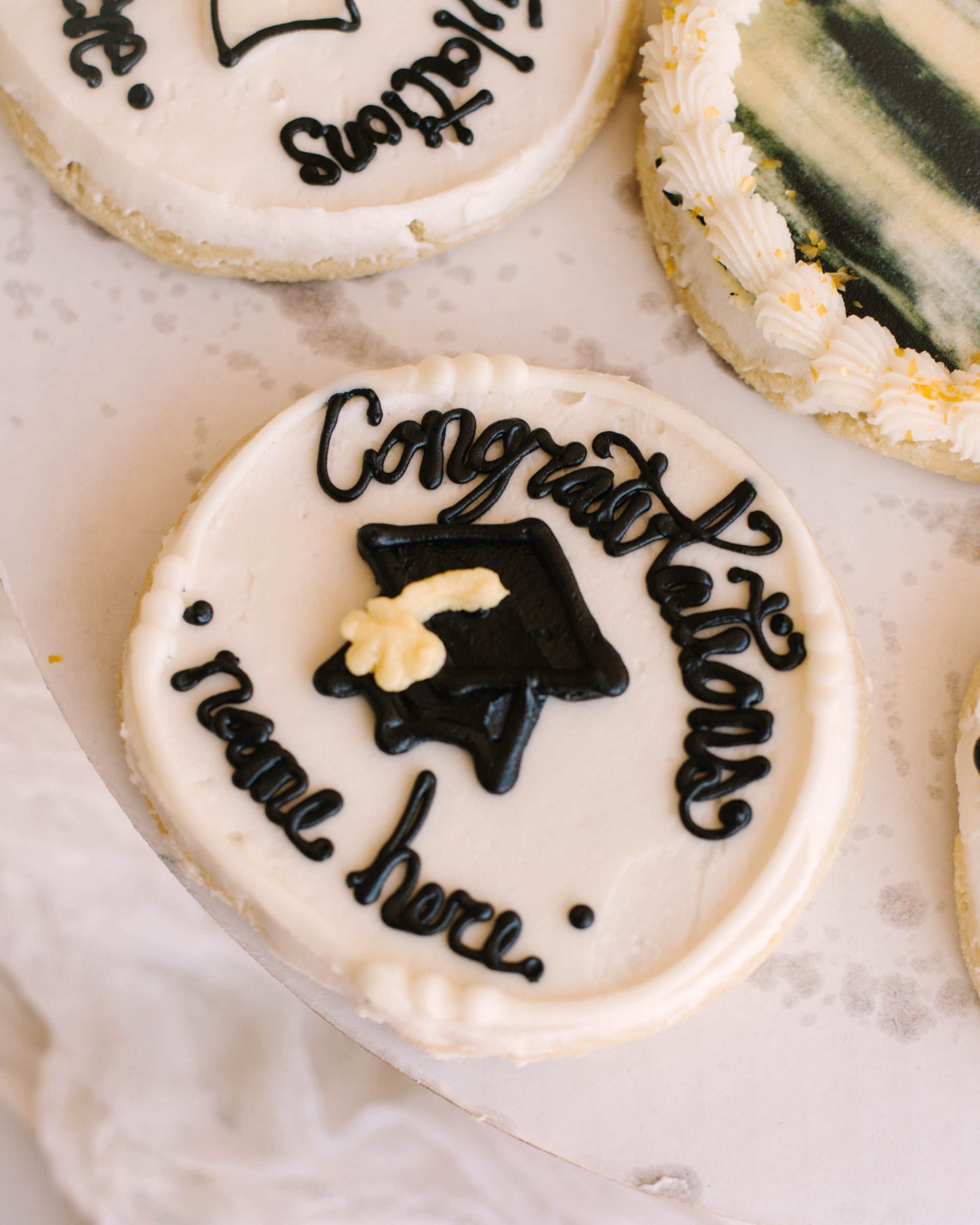 Graduation Decorated 4" Cookies (One Dozen)