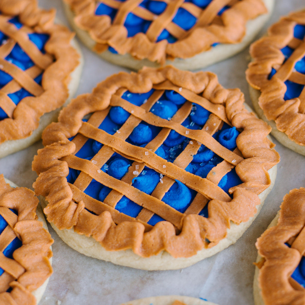 Assorted Pies Decorated 4" Cookies