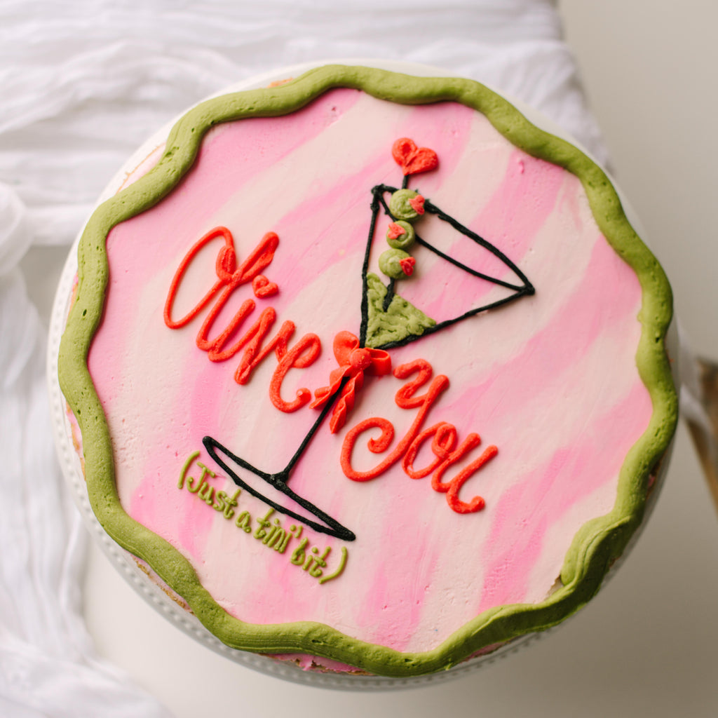 Olive You 12" Cookie Cake