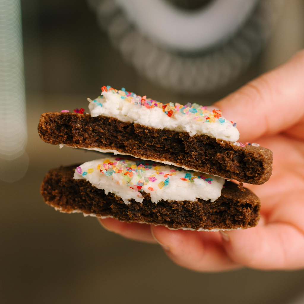 Chocolate Frosted Cookies