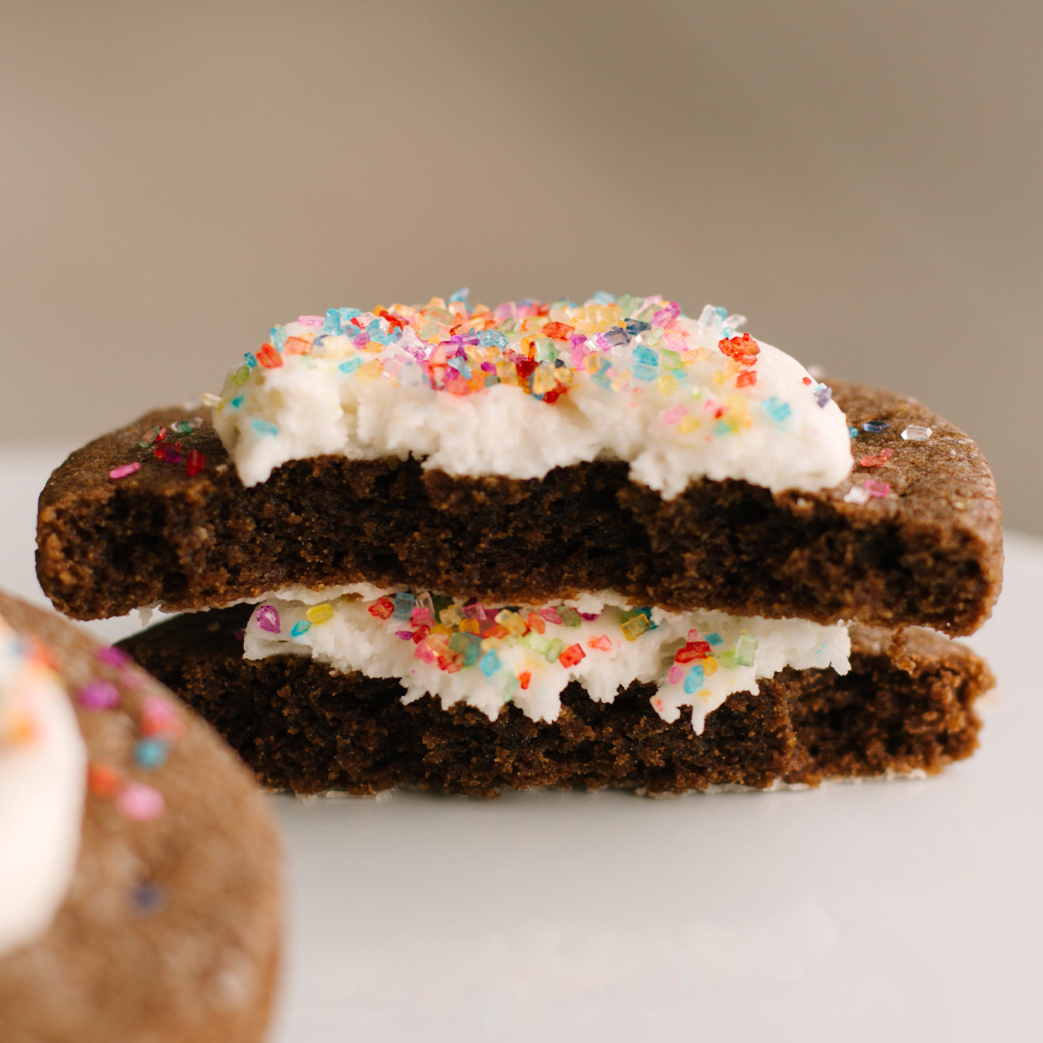 Chocolate Frosted Cookies