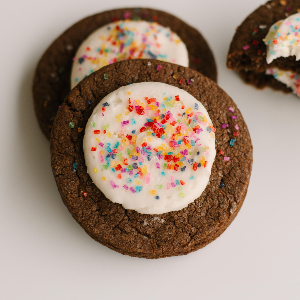 Chocolate Frosted Cookies