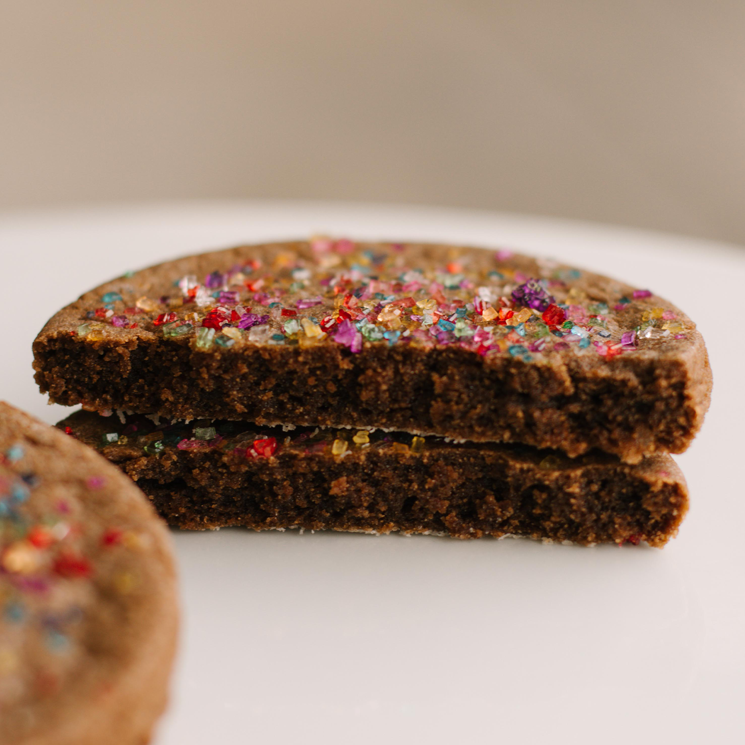 Chocolate Sparkle Cookies