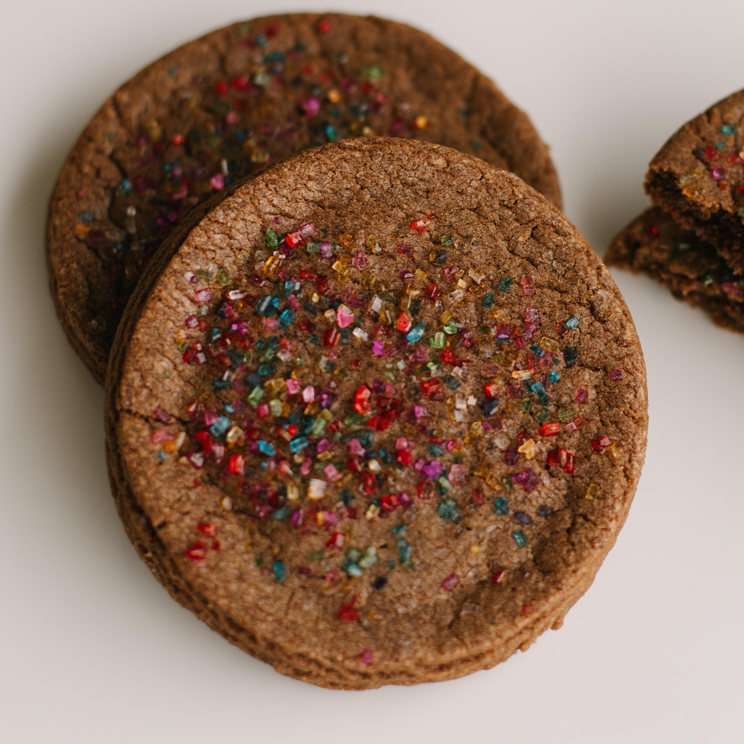 Chocolate Sparkle Cookies