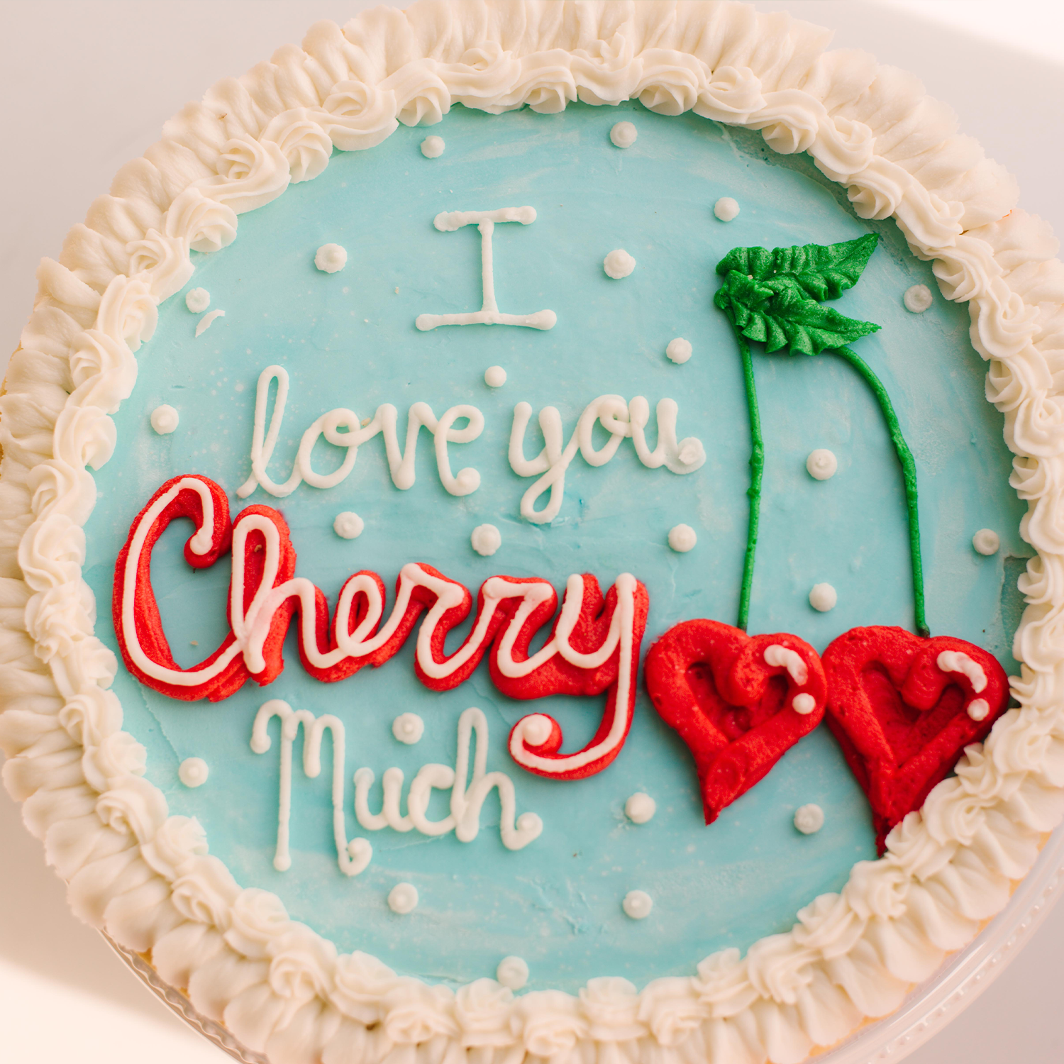 I Love You Cherry Much 12" Cookie Cake