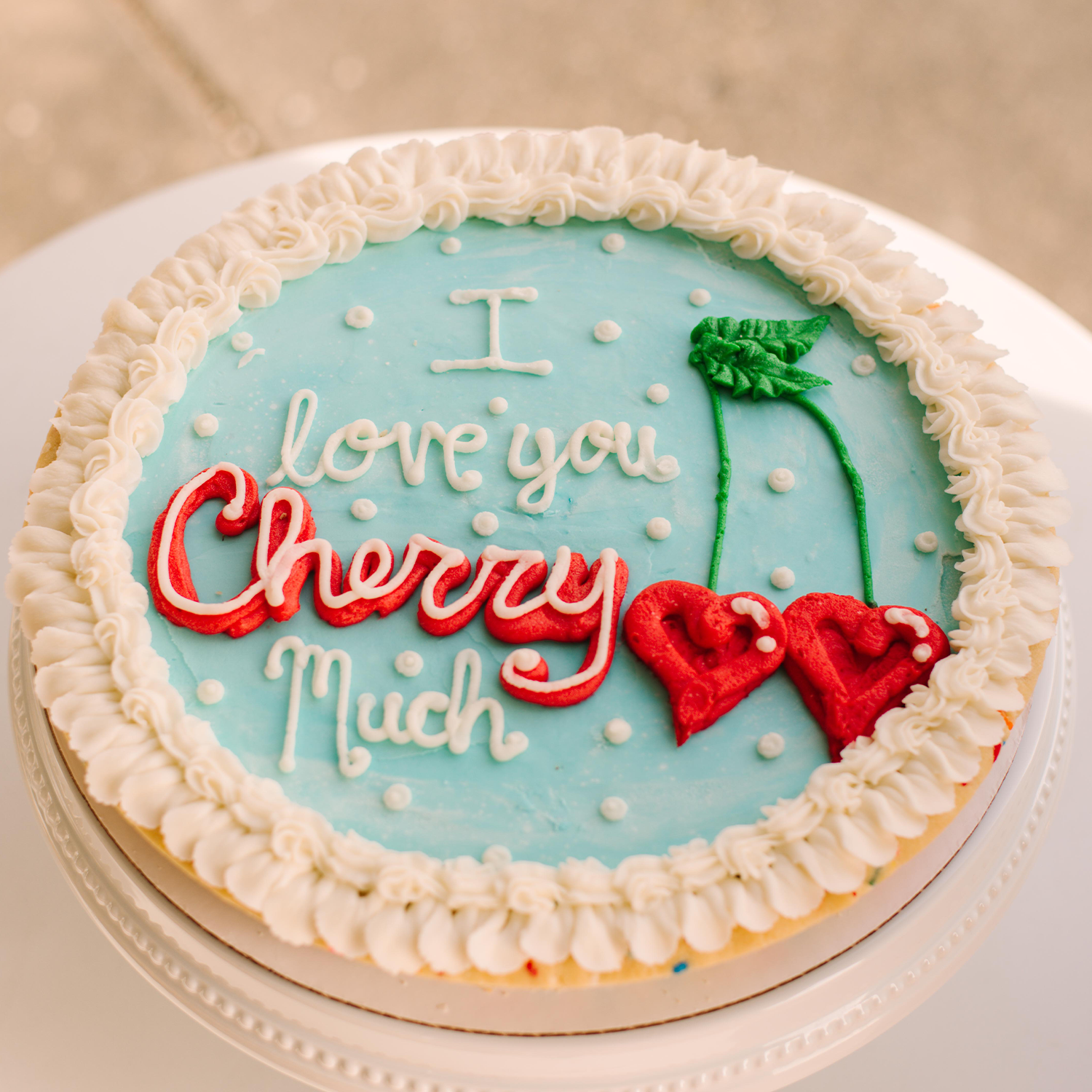 I Love You Cherry Much 12" Cookie Cake