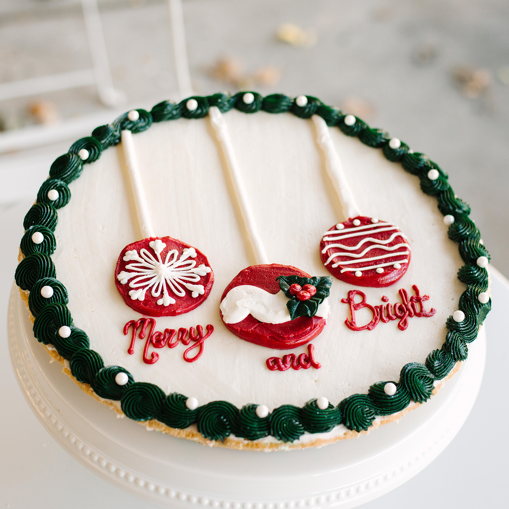 Merry & Bright 12" Cookie Cake