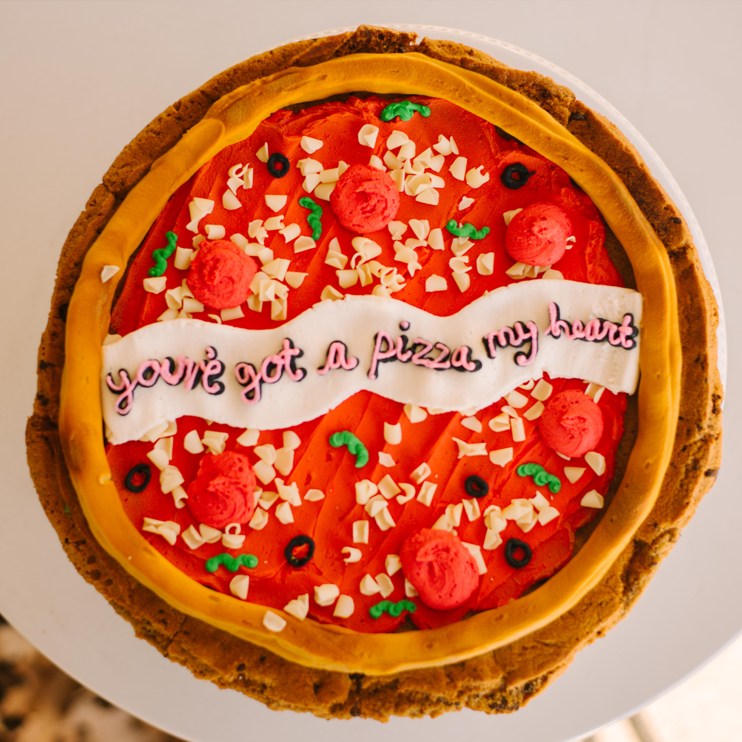 You've Got a Pizza My Heart 12" Cookie Cake