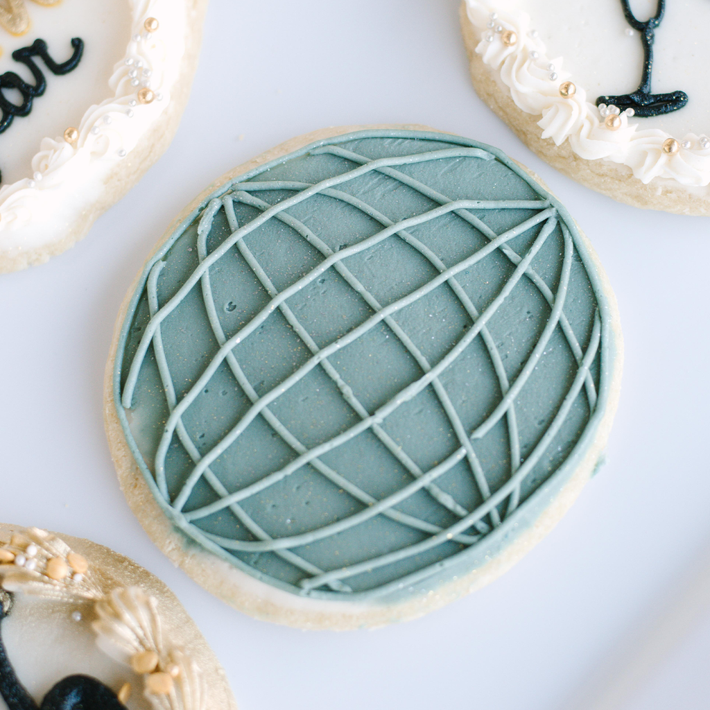 Assorted New Years Decorated 4" Cookies