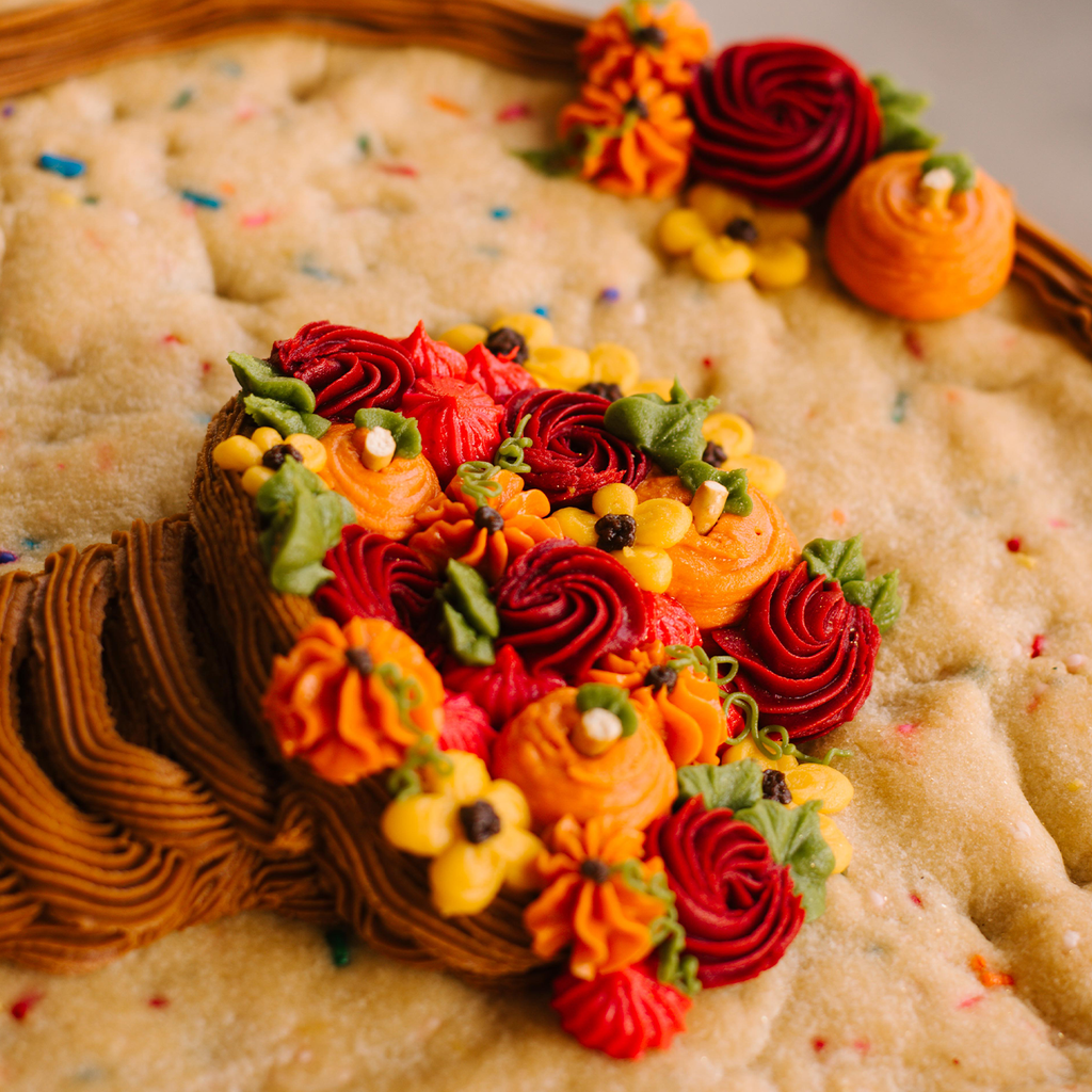 Cornucopia 12" Cookie Cake