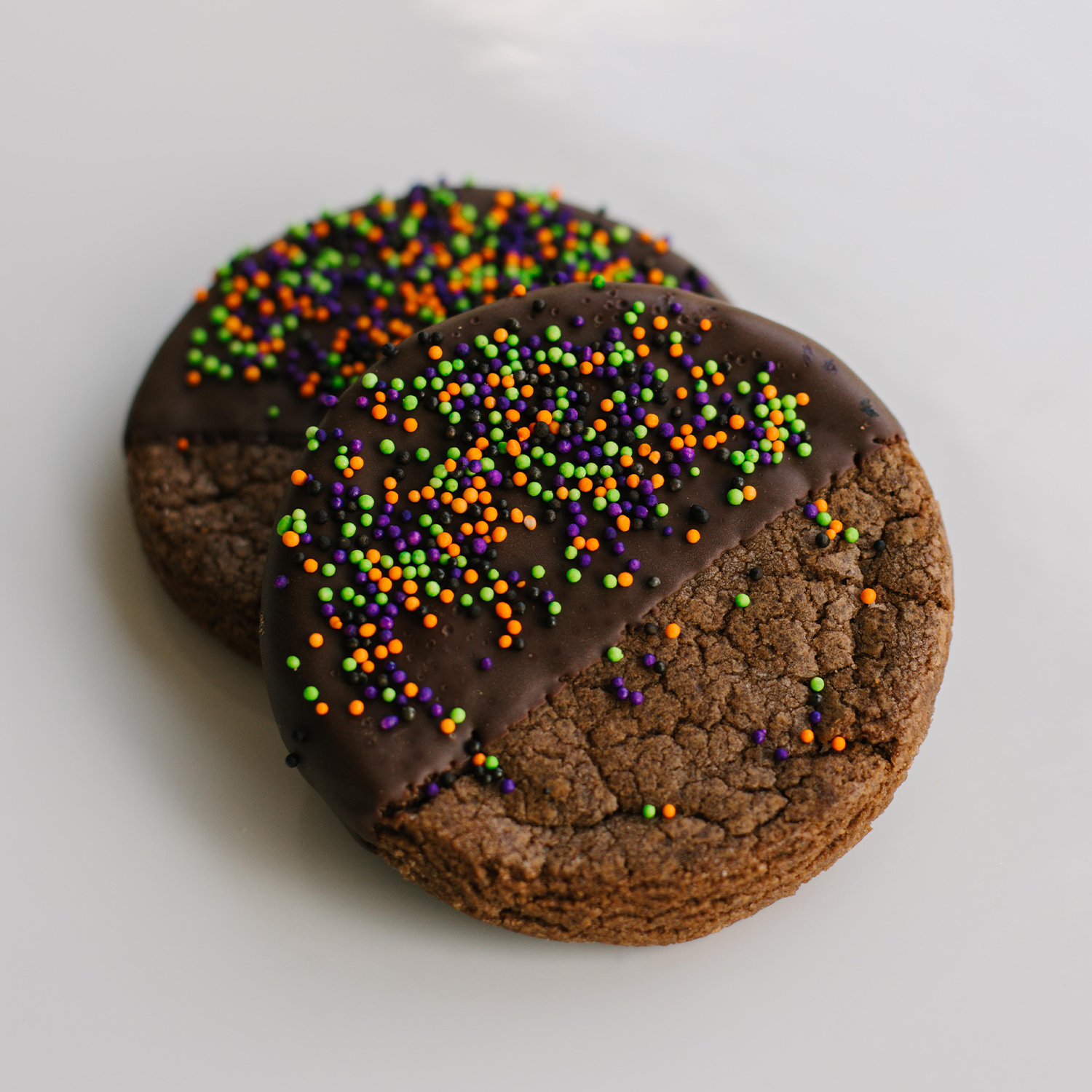 Halloween Double Chocolate Cookies