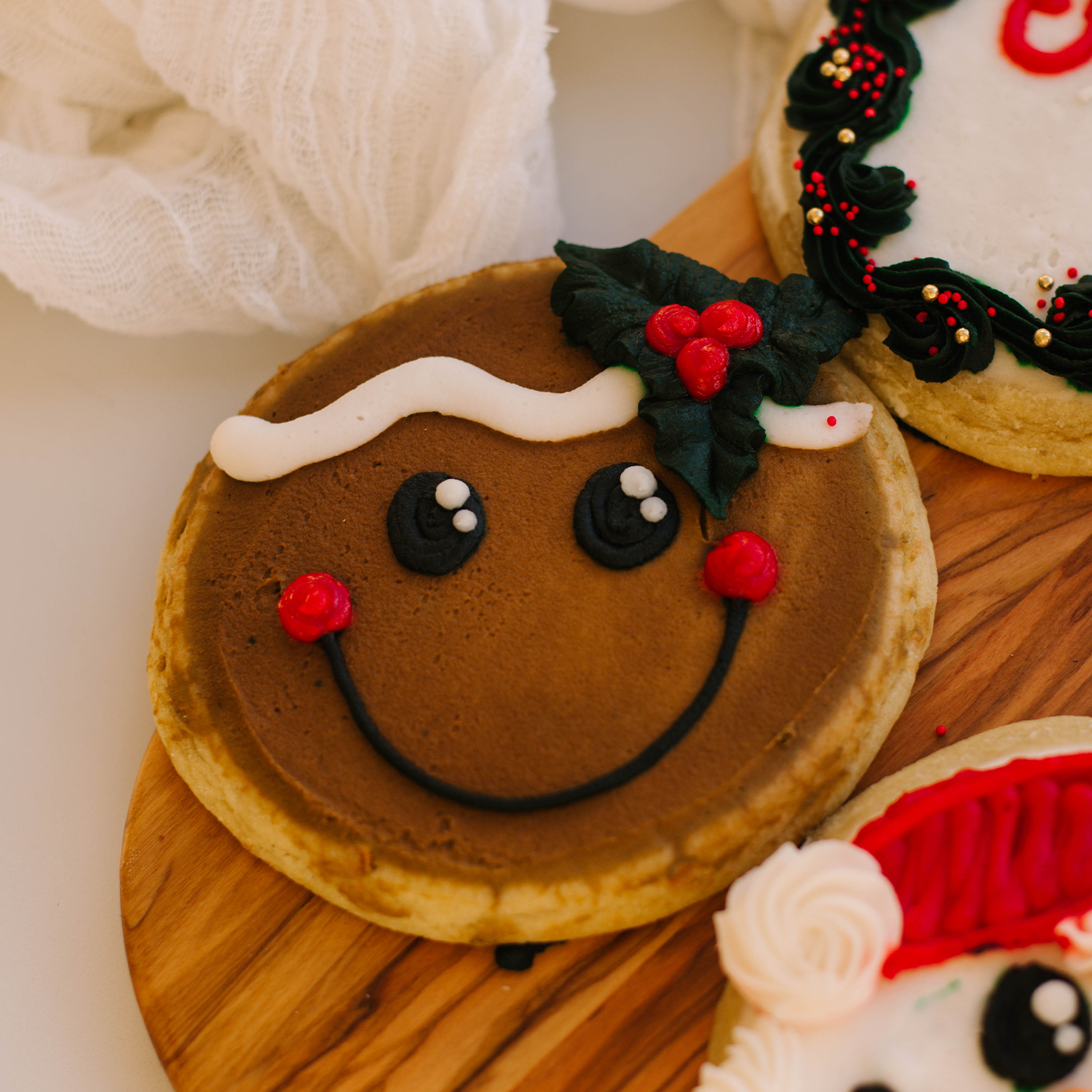 Christmas Decorated 4" Cookies