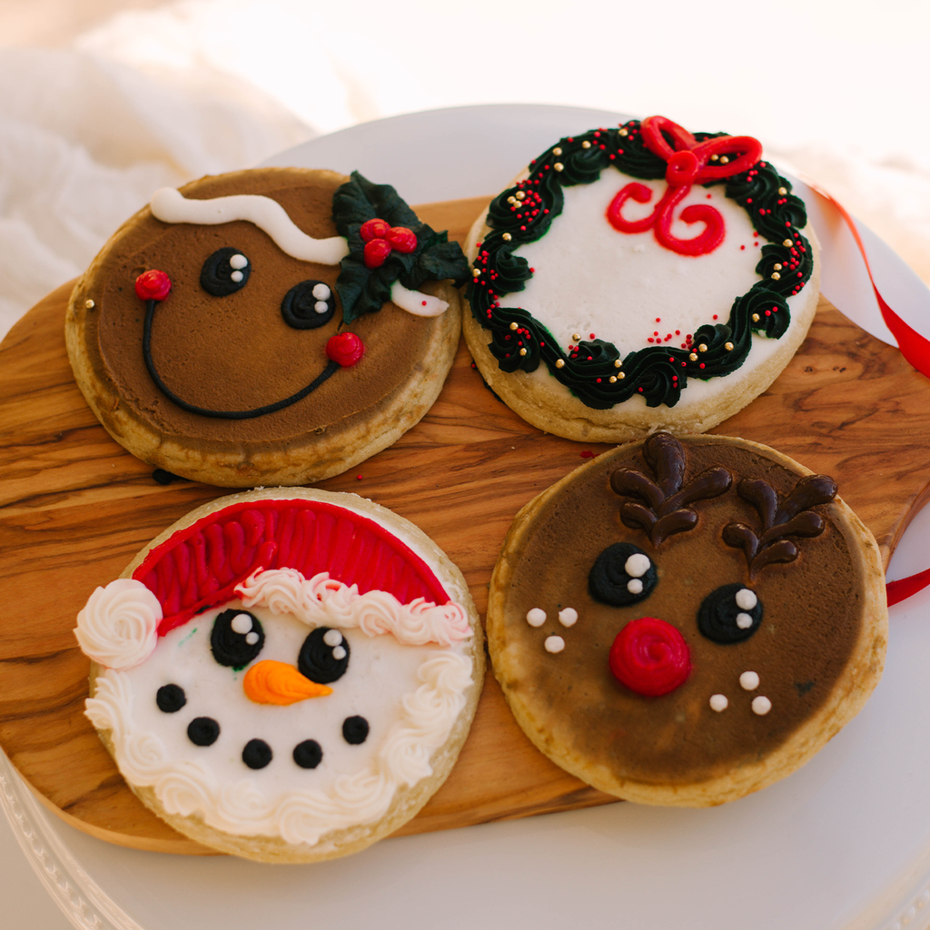 Christmas Decorated 4" Cookies