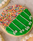 Football for the Girlies Decorated Jumbo Cookies