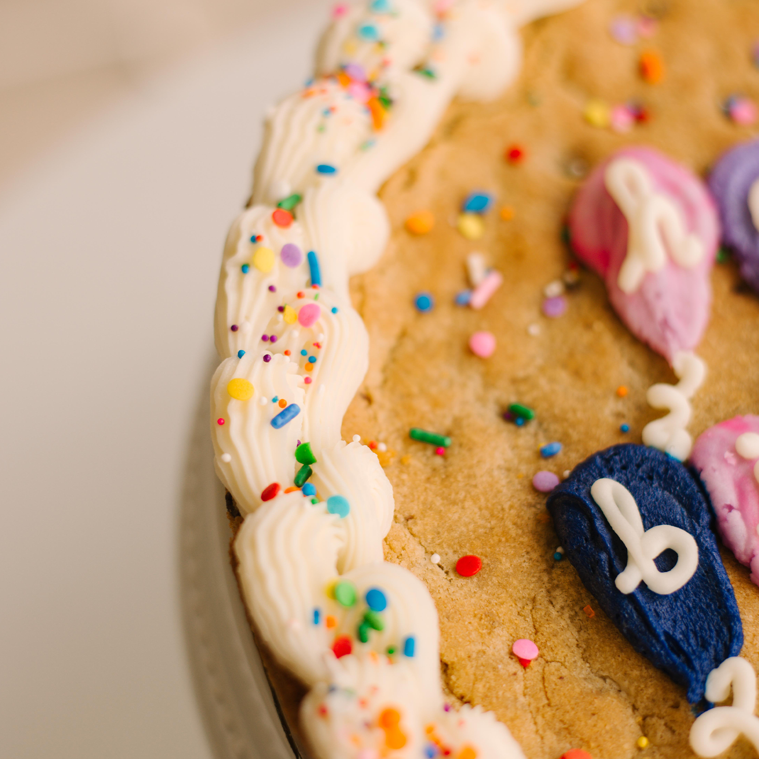 HBD Balloons 12&quot; Cookie Cake