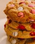 Valentine's Day M&M Cookies