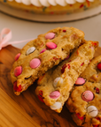 Valentine's Day M&M Cookies