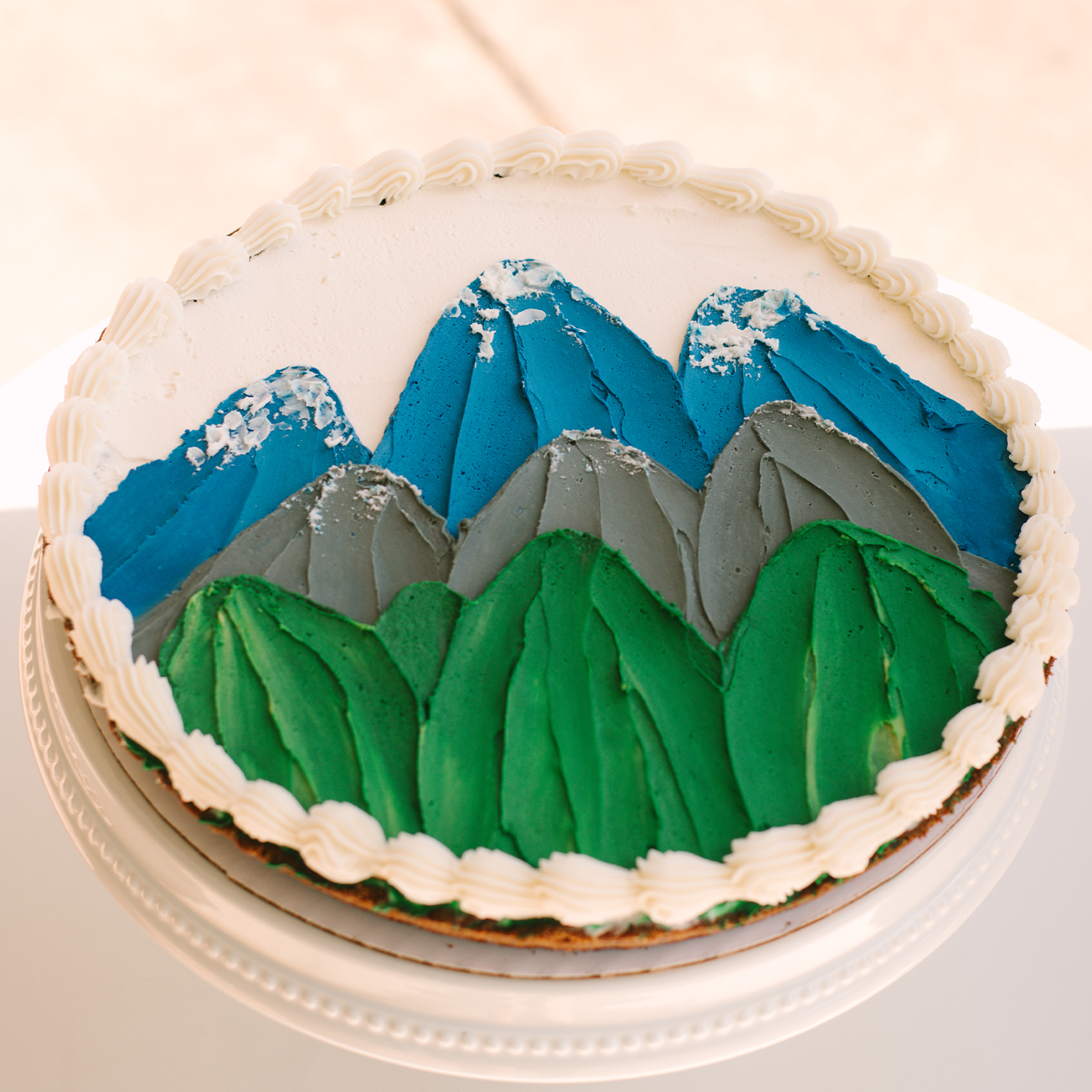 Mountain Range 12" Cookie Cake