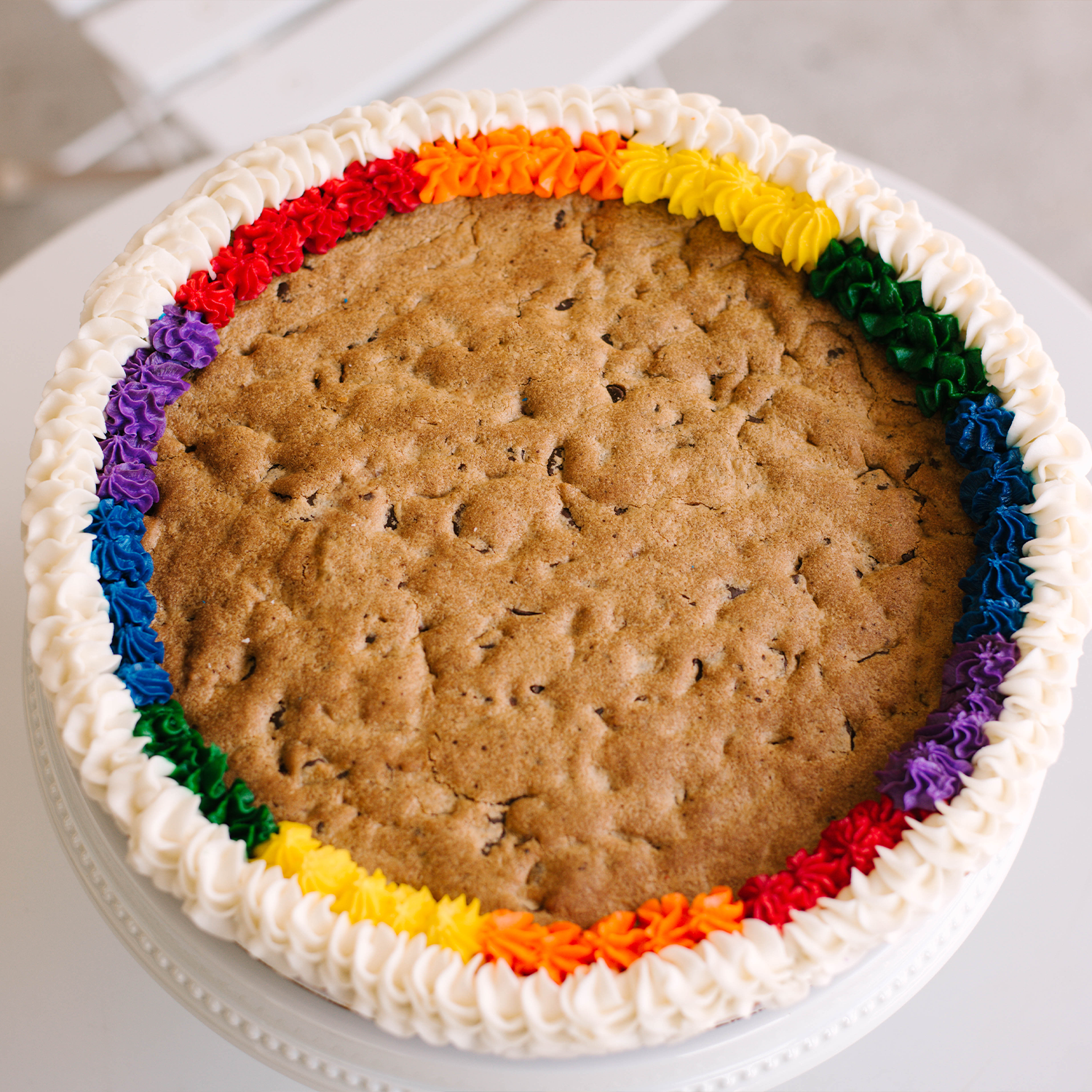 Rainbow 12" Cookie Cake