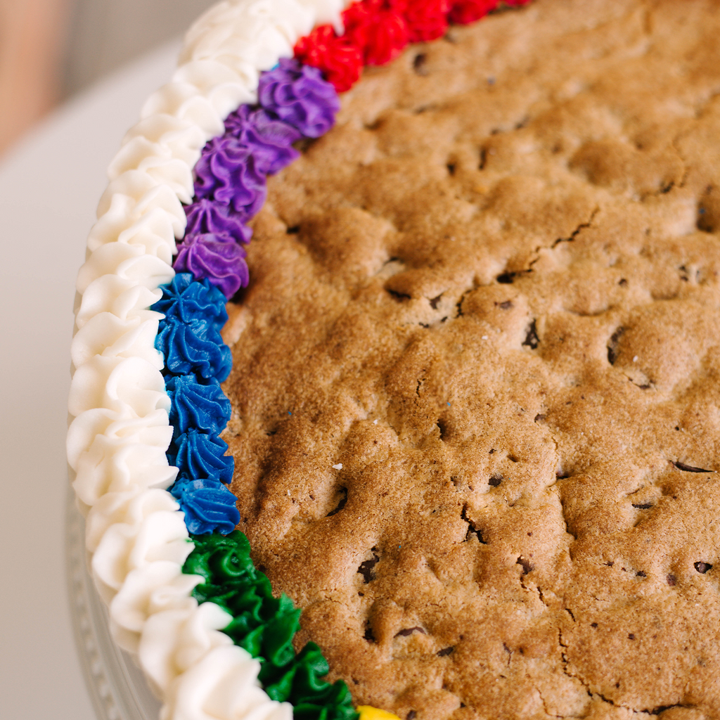 Rainbow 12" Cookie Cake