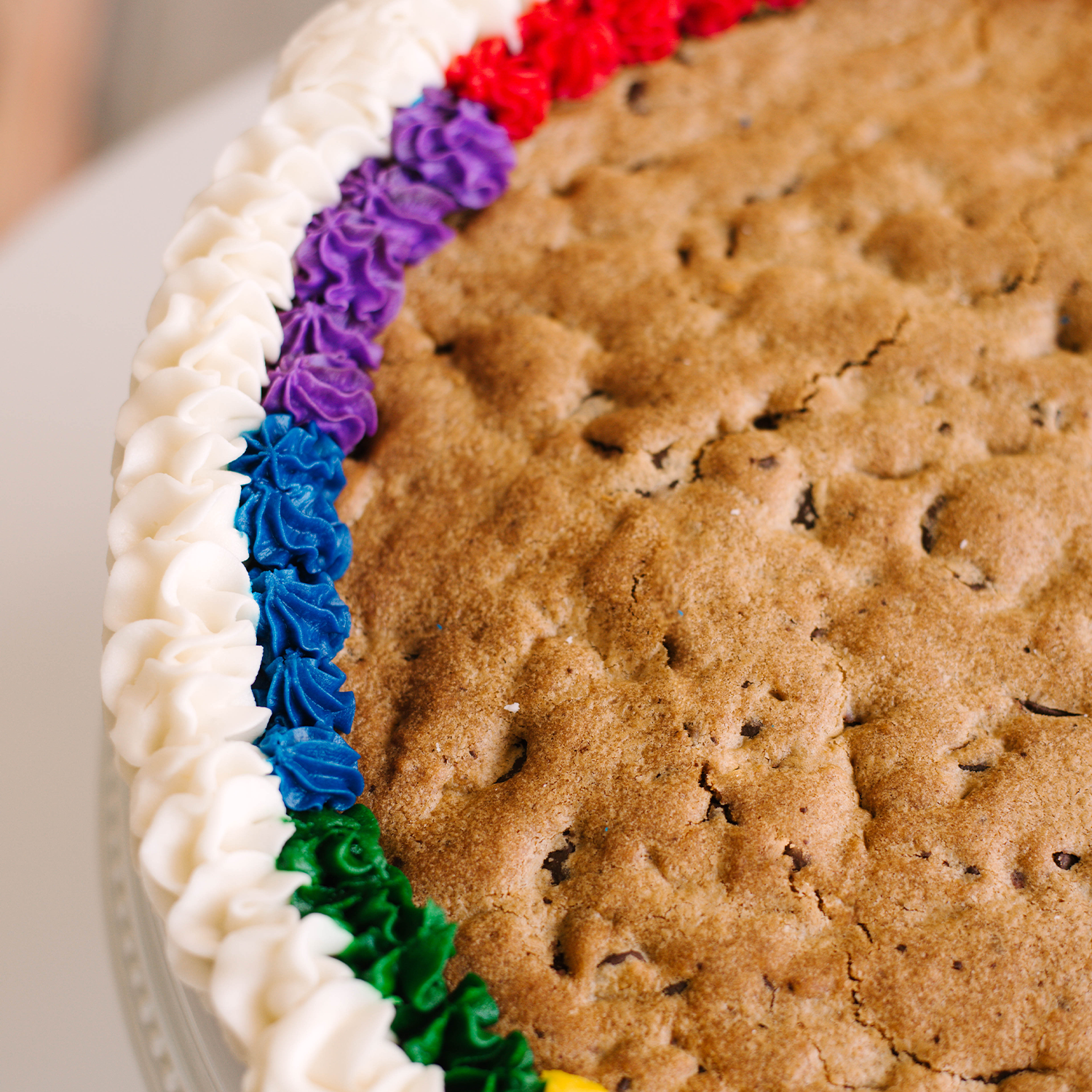Rainbow 12" Cookie Cake