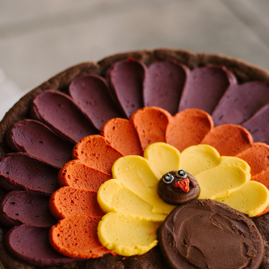 Thanksgiving Turkey 12" Cookie Cake