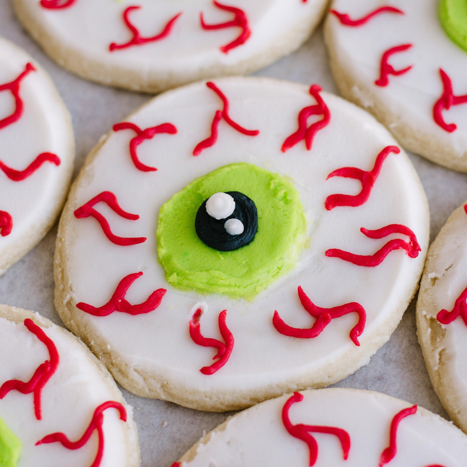 Eyeball Decorated 4" Cookies (4 Pack)