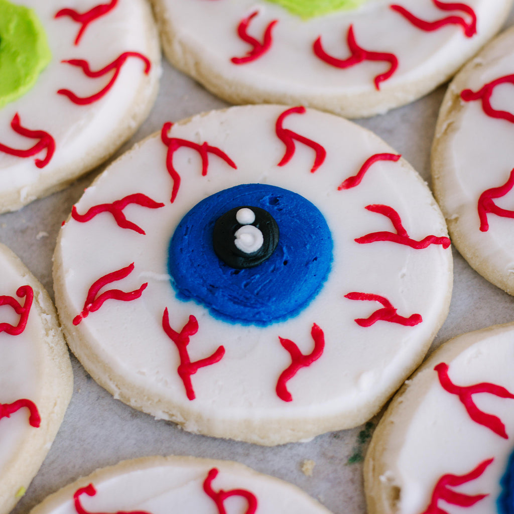 Eyeball Decorated 4" Cookies (4 Pack)