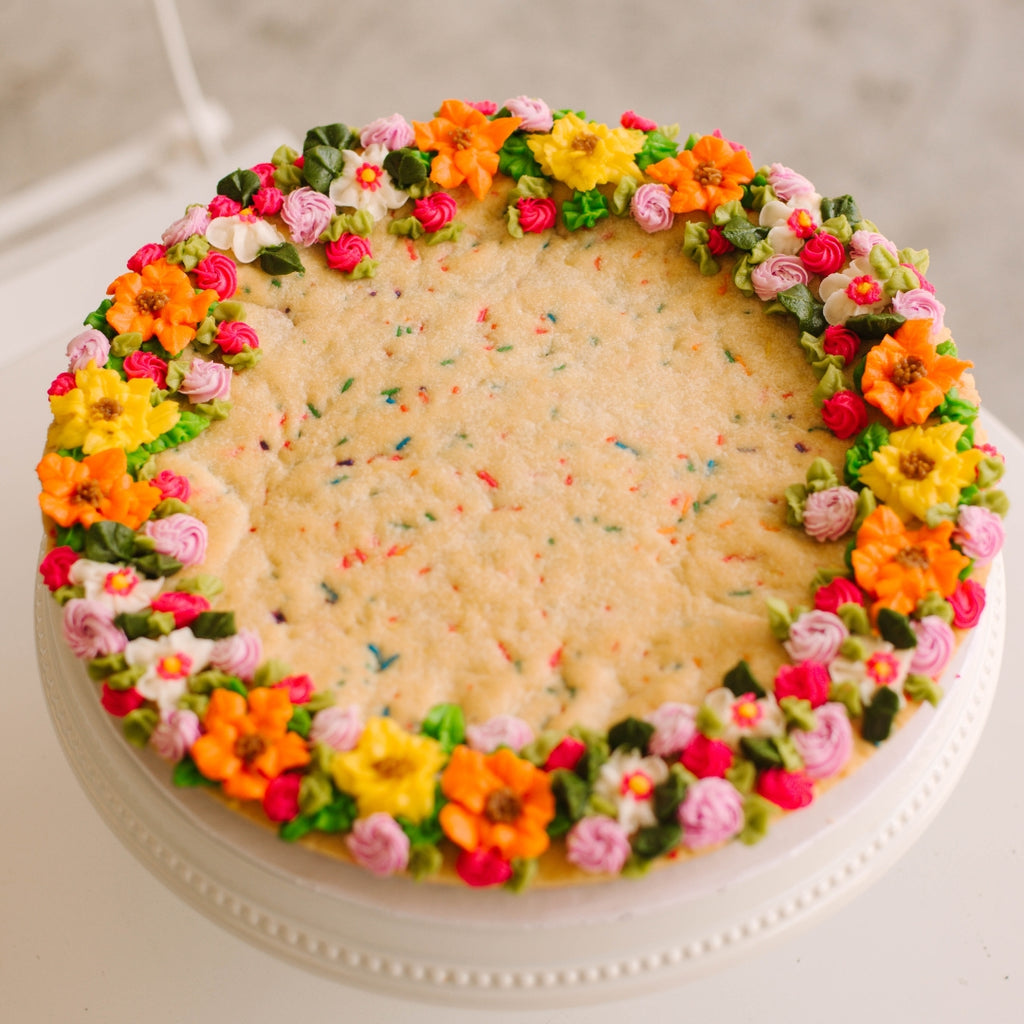 Floral 12" Cookie Cake
